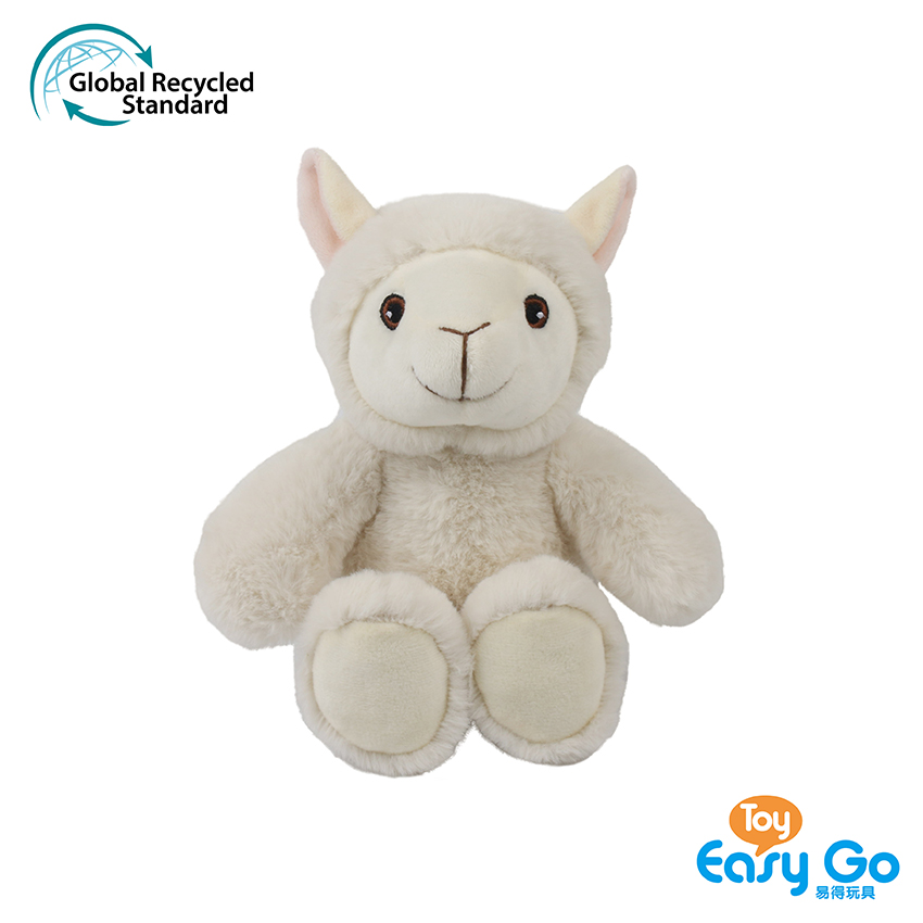 100% recycled plush stuffed sheep toy