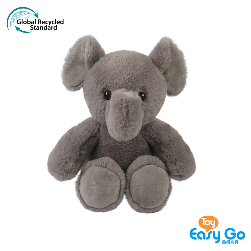 100% recycled plush stuffed elephant toy
