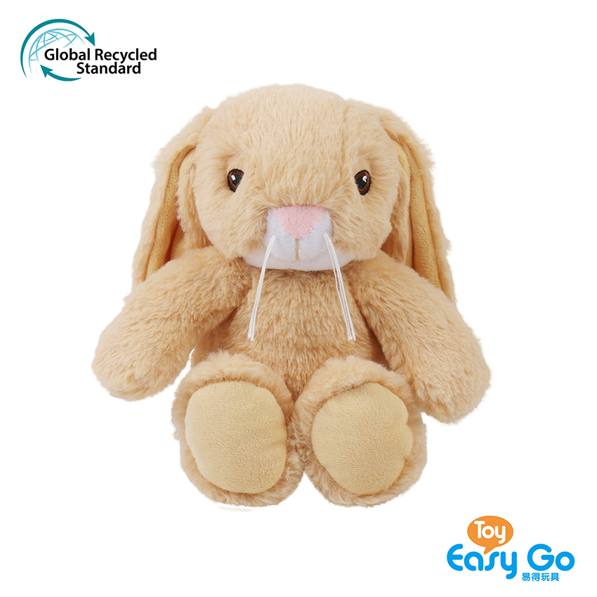 100% recycled plush stuffed rabbit toy