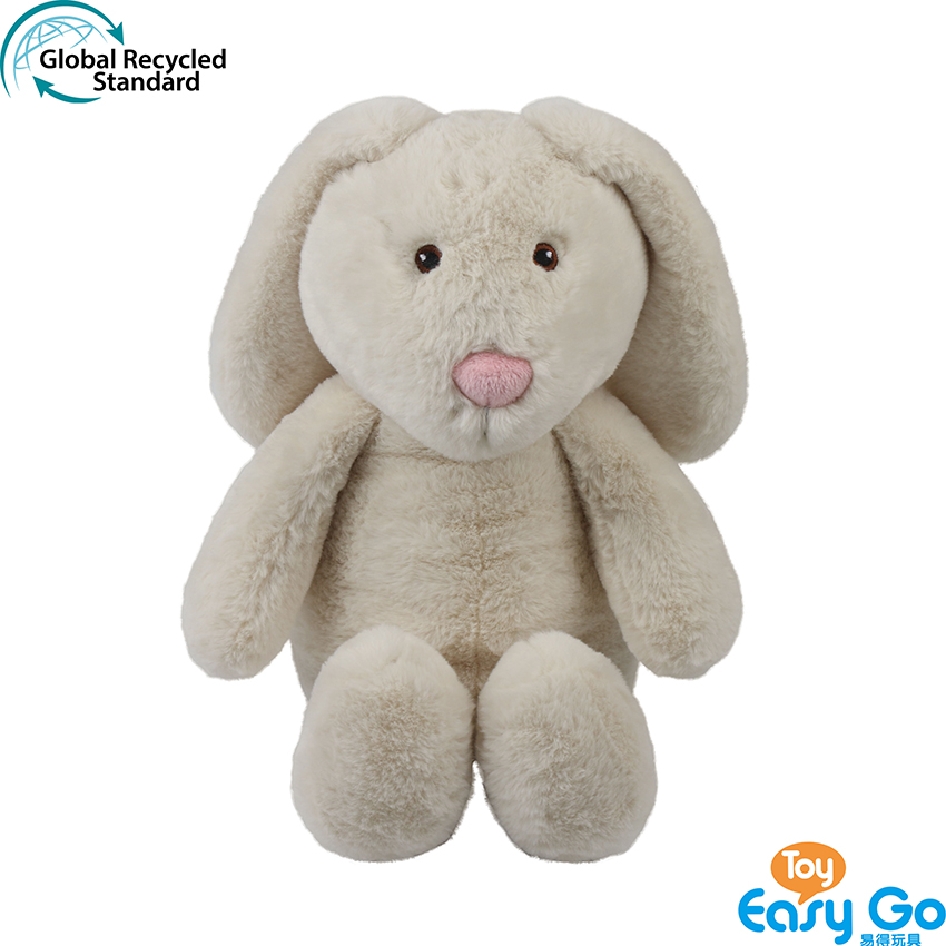 100% recycled plush stuffed bunny toys