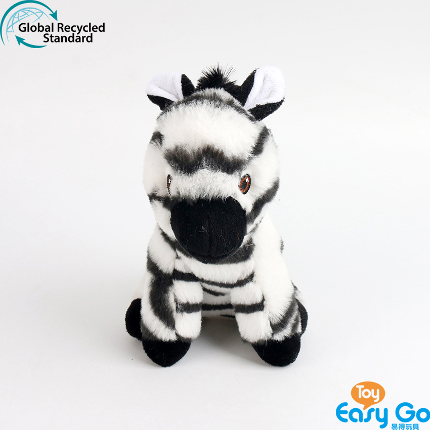 100% recycled plush stuffed zera toys