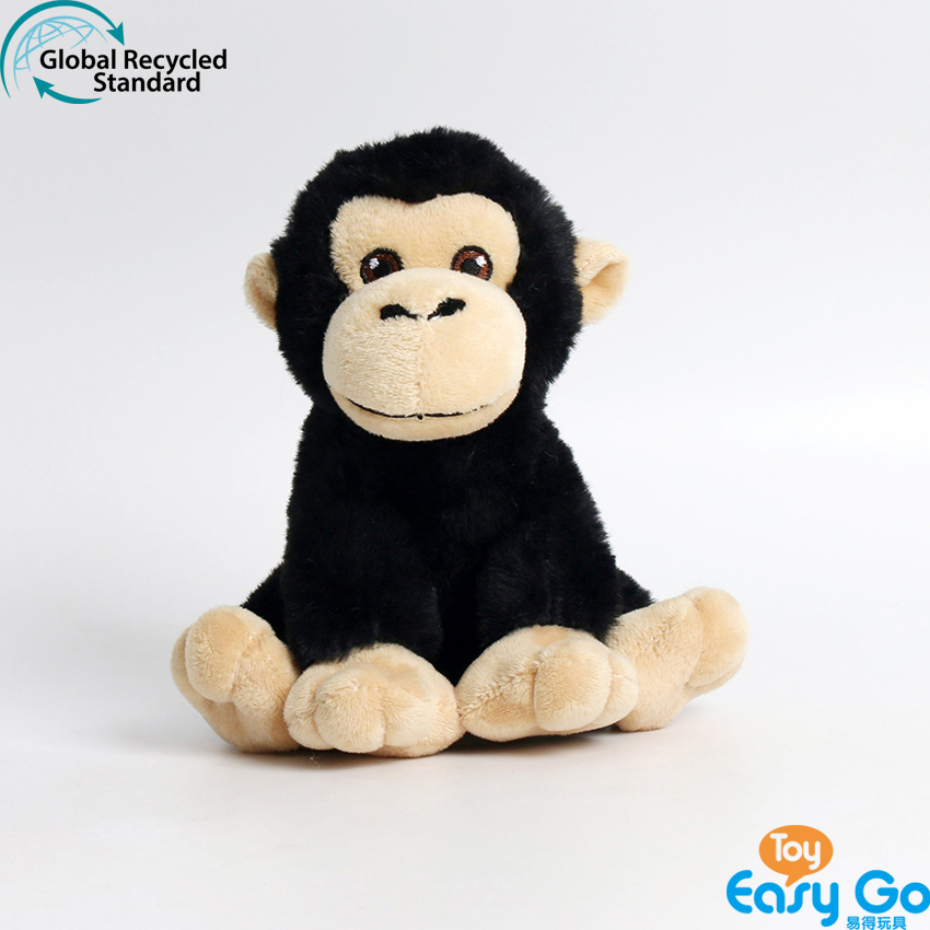 100% recycled plush stuffed chimp toys